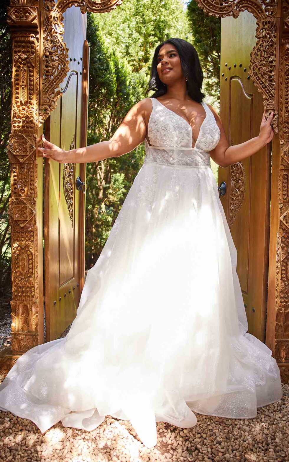 Size 30 hot sale wedding gown